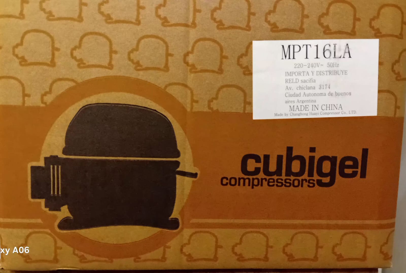 Motor cubigel 3/4 hp MPT16LAa-LBP (NT2178GK / CAJ2432Z) R404 . comercial