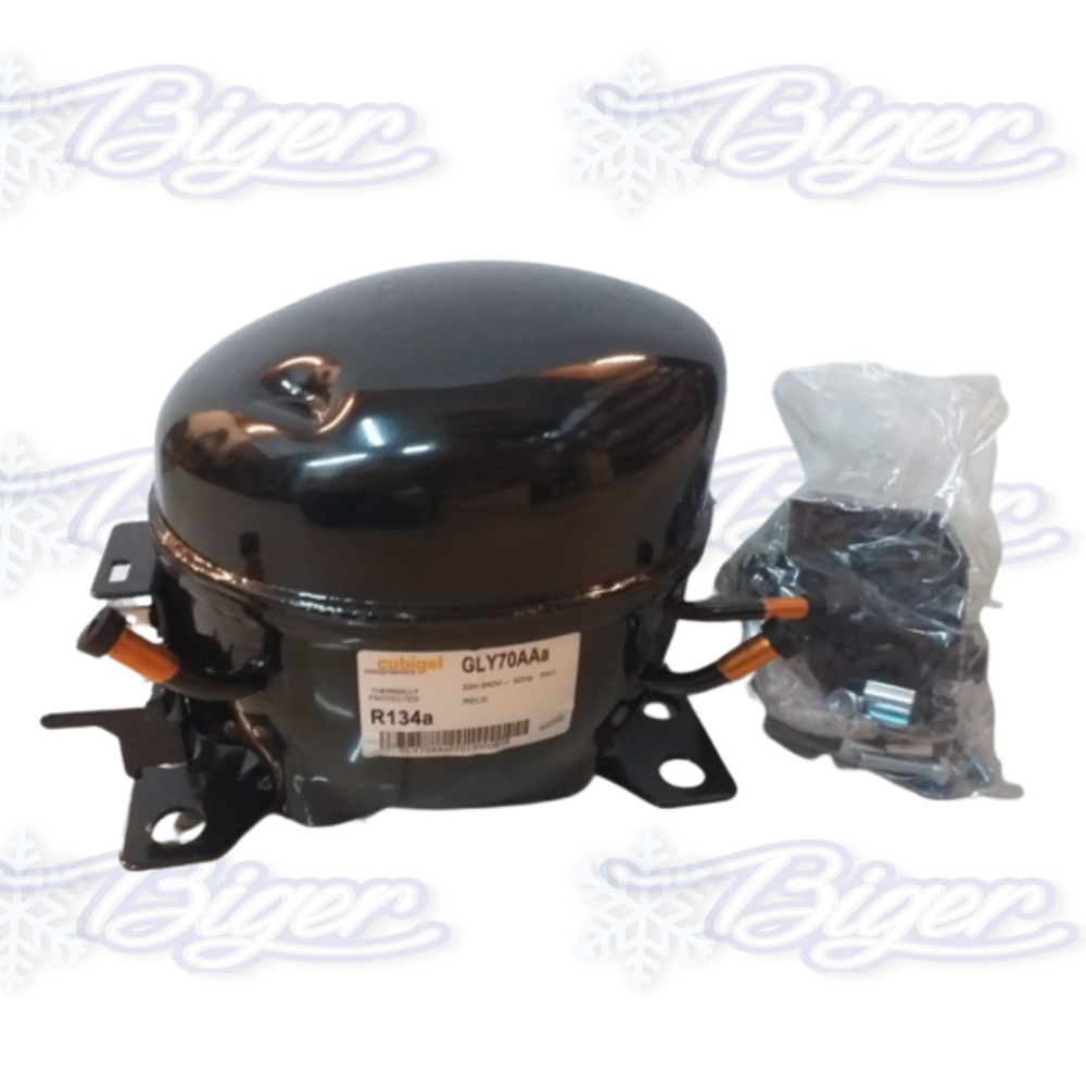 Motocompresor Cubigel 1/4 HP R134A GLY70Aaa-LBP familiar