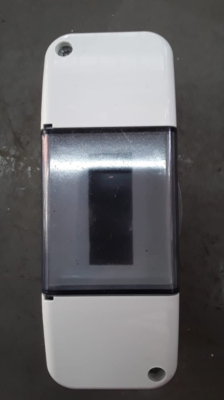 Caja PVC 2 modulos c/puerta exterior