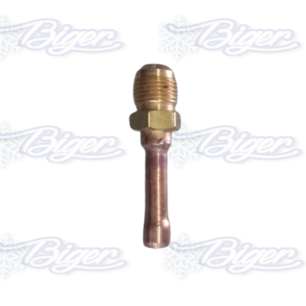 Unión reductora 1/2 FM x 3/8 SH con chicote cobre
