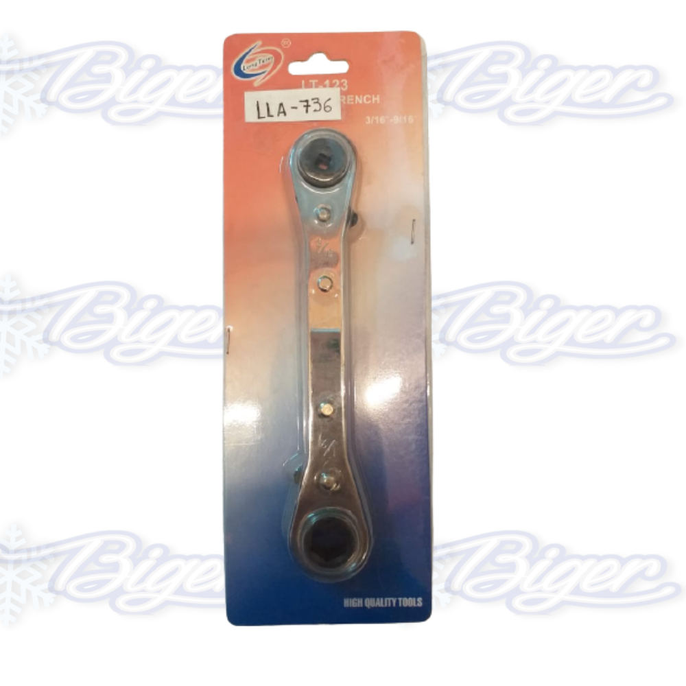 Llave críquet grande 1/4, 3/16, 9/16, 1/2