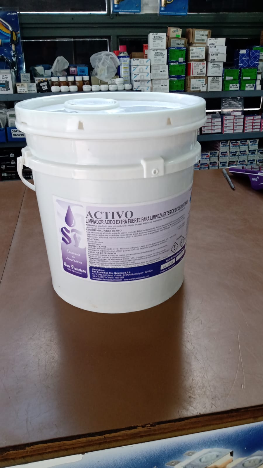 Limpiador activo extra rapido / balde 10 lts