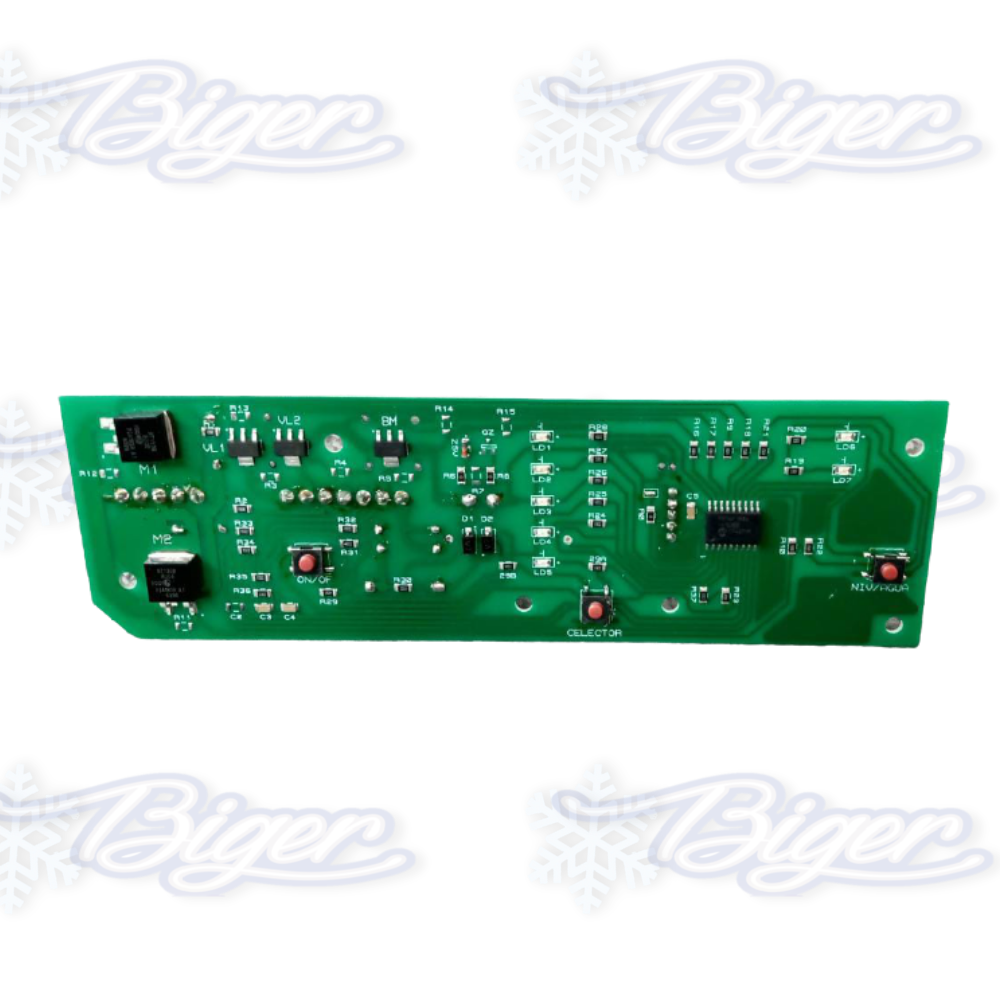 Plaqueta lavarropas Aqua Codini con pala 323 MC Electronic