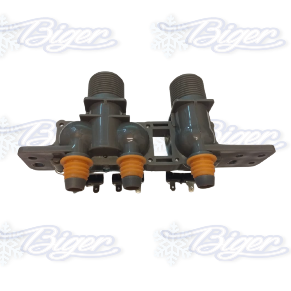 Electroválvula 3 vías + 2 entradas x 180° LG importada