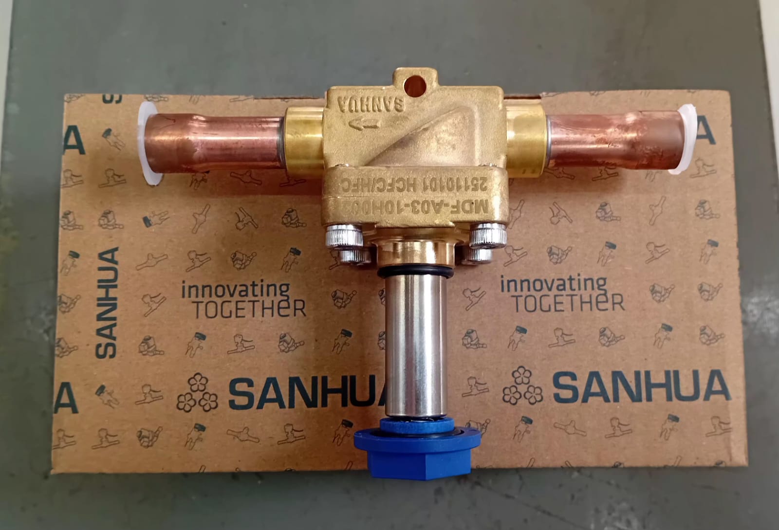 Valvula solenoide Sanhua MDFA310H0011/2 s/bobina