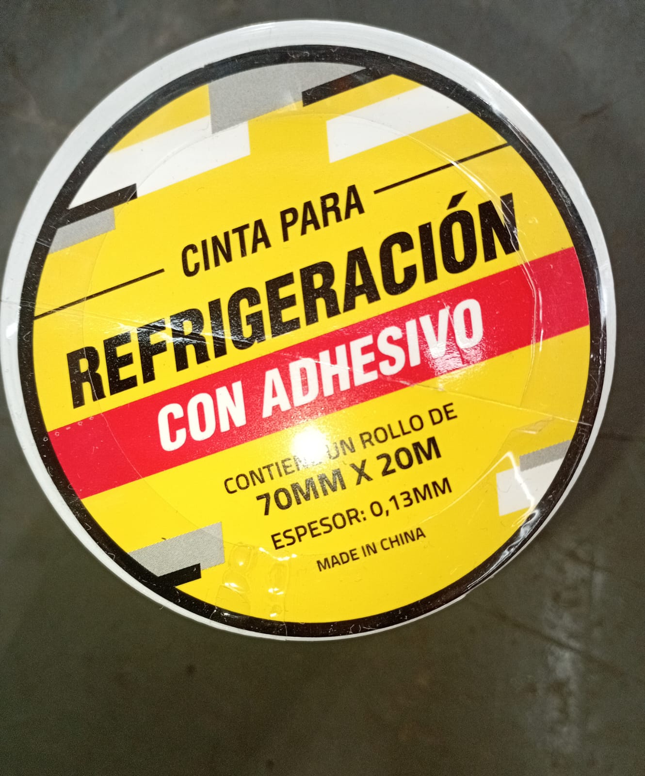 cinta c/ adhesivo POLYTEM blanco 70 mm x 20 M