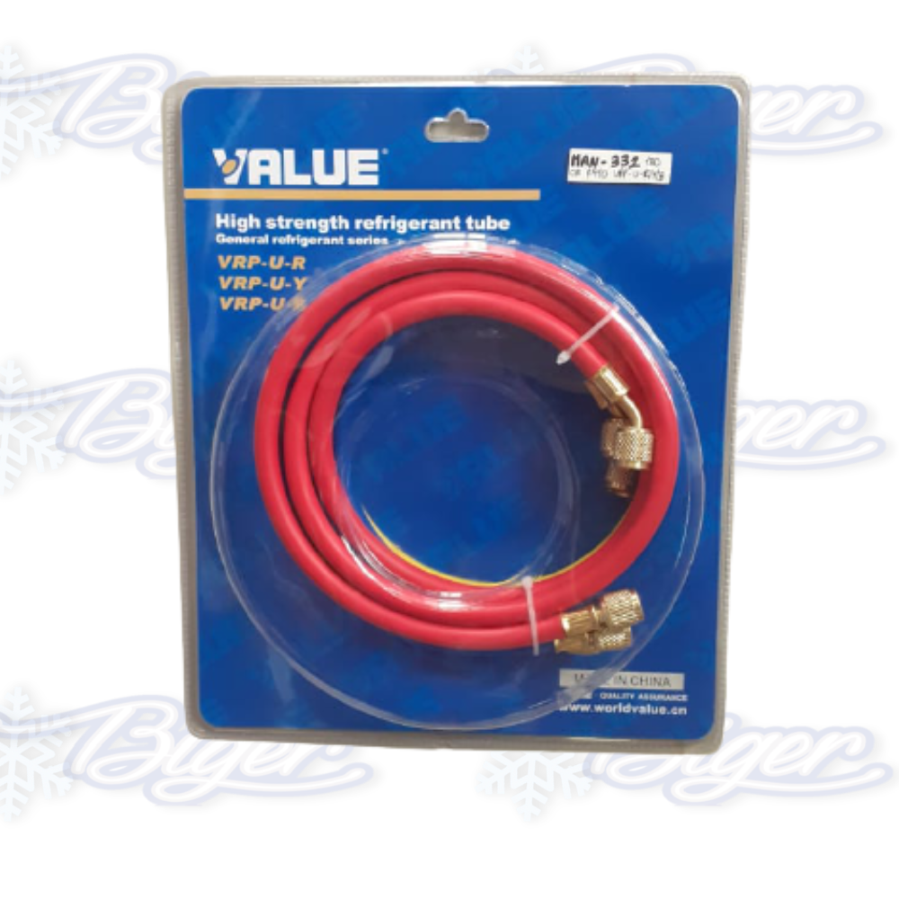 Juego de 3 mangueras 150cm Value R410 VRP-U-R/Y/B