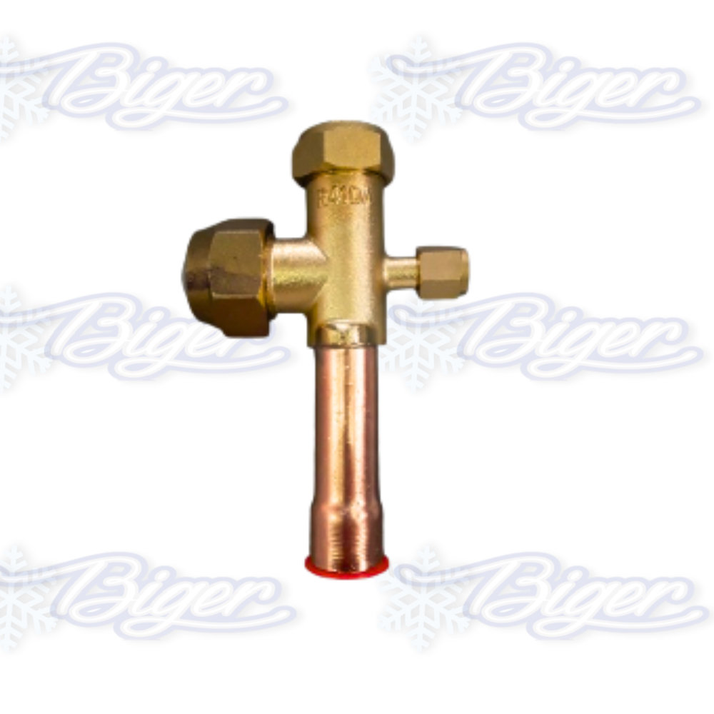 Valvula de servicio split  de 3/4 R-22 recta / robinete
