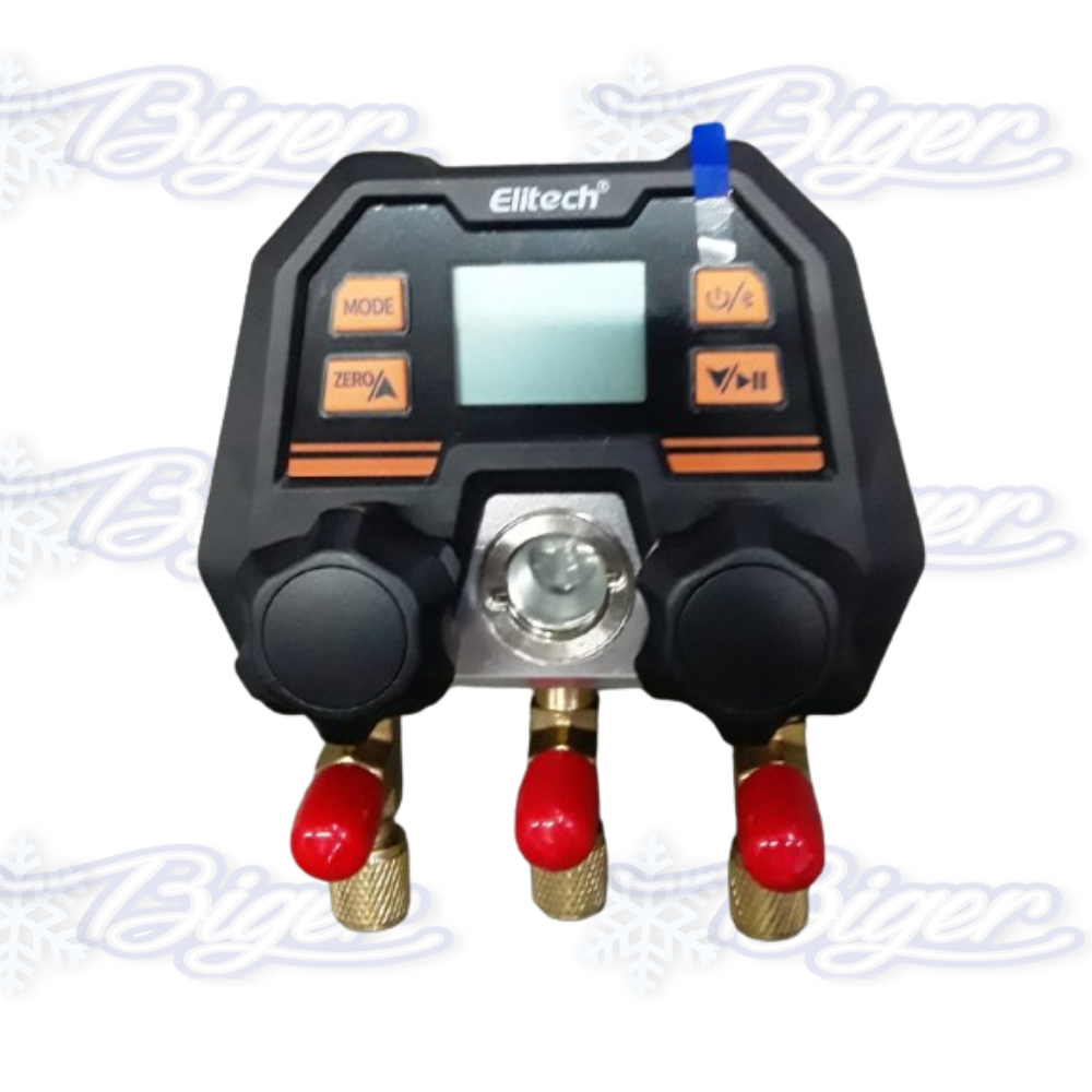Manifold digital smart Elitech  (MOD : MS 100 + ) alta y baja sin manguera