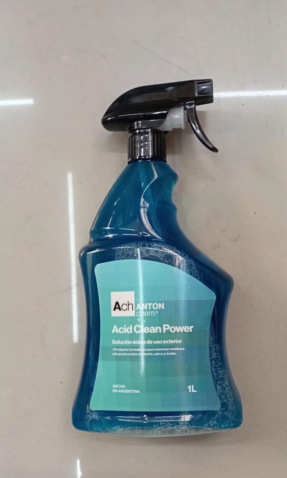 Liquido para remover cemento , sarro y oxido