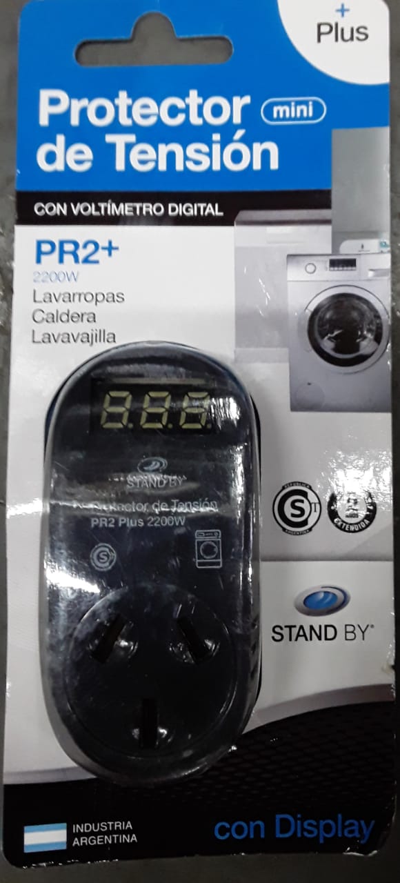 Protector de tension plus para lavarropas , caldera Y lavavajillas