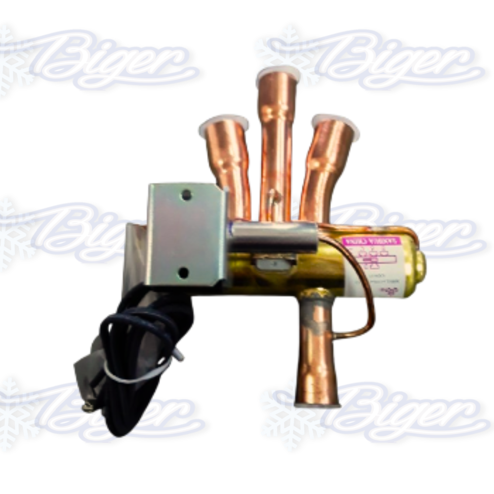 Valvula inversora sanhua de 1/2x5/8 4 toneladas para R22/ 410A