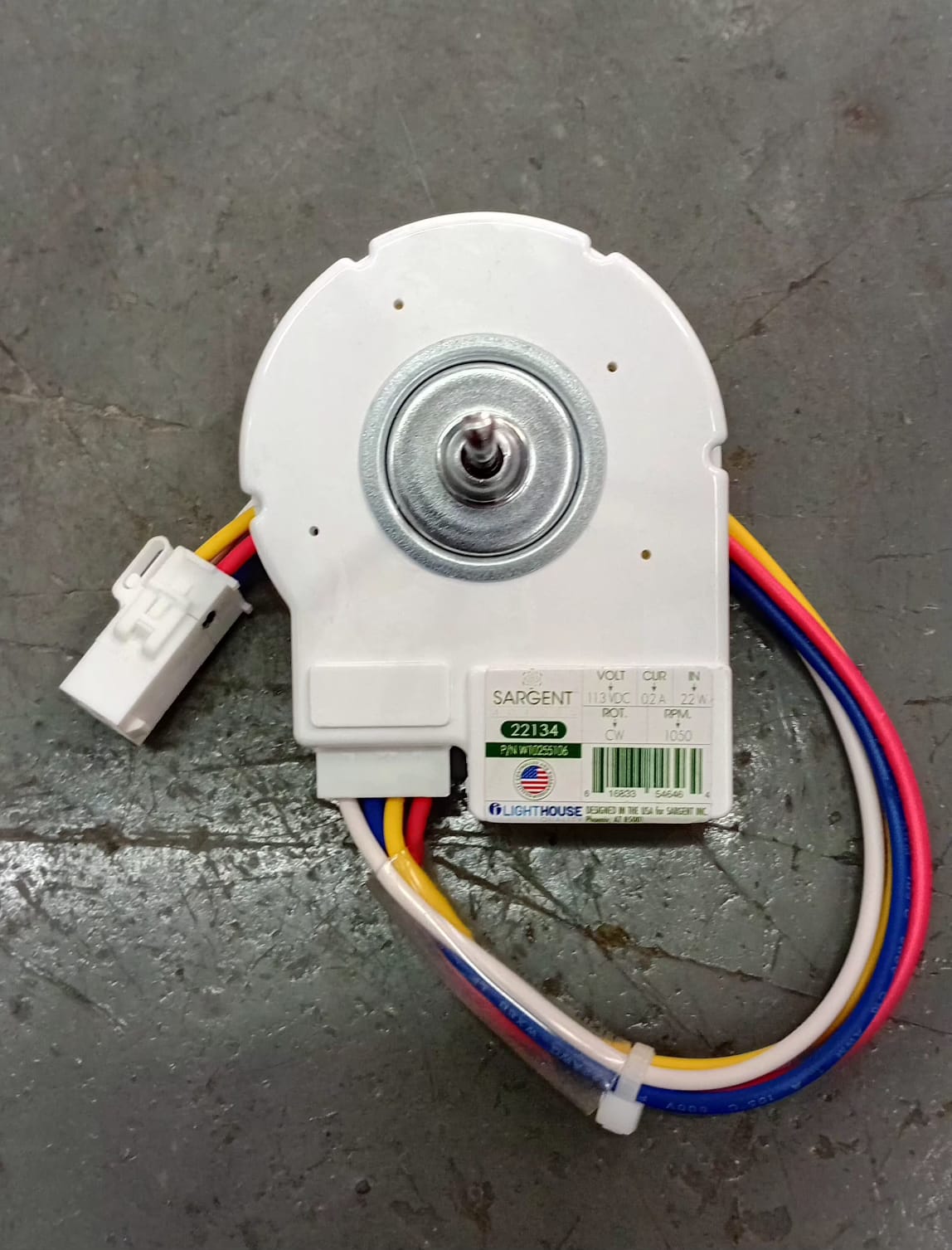 Motor ventilador 11.3 v 2.2w DER 0.2A 1050RPM