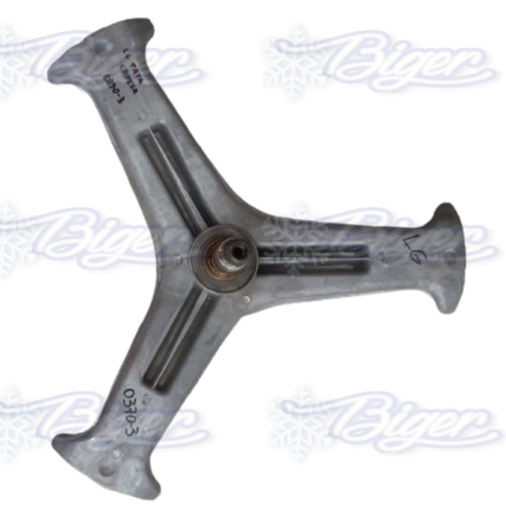 Eje LG F1422 / F1370TD ORIGINAL  pata gruesa - ruleman 6305/6306 retén 37x76x9,5