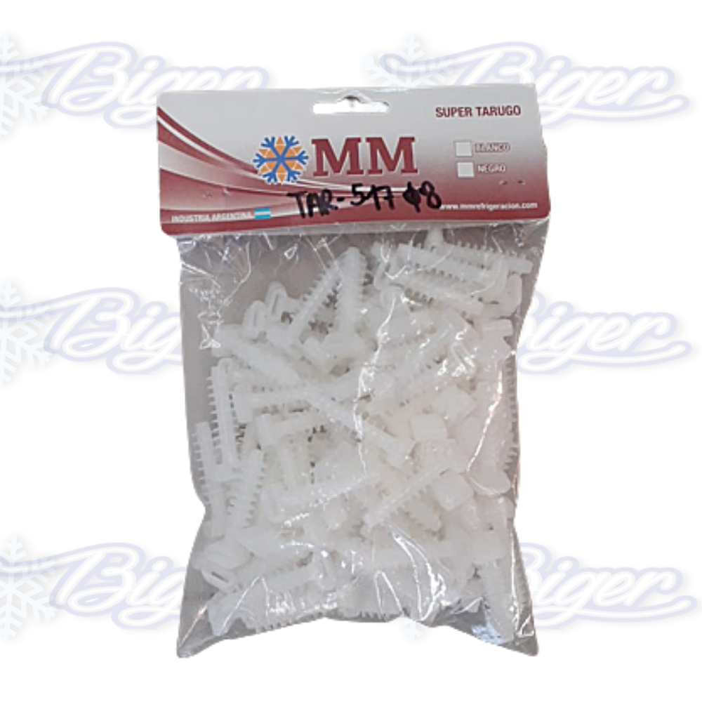 Super tarugo blanco Ø 8 (x unidad)
