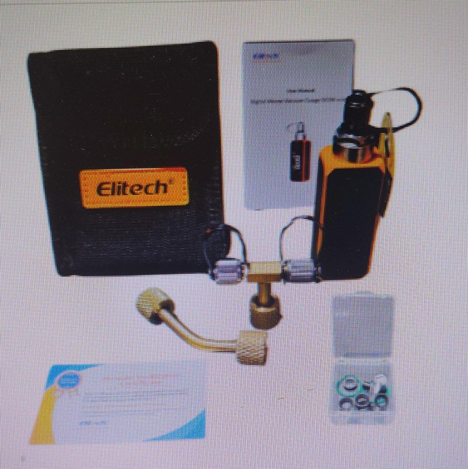 Vacuómetro Digital ELITECH Portátil Con Conectores Vgw-mini (0-19000 Micrones) Bluetooth / Refrigeración