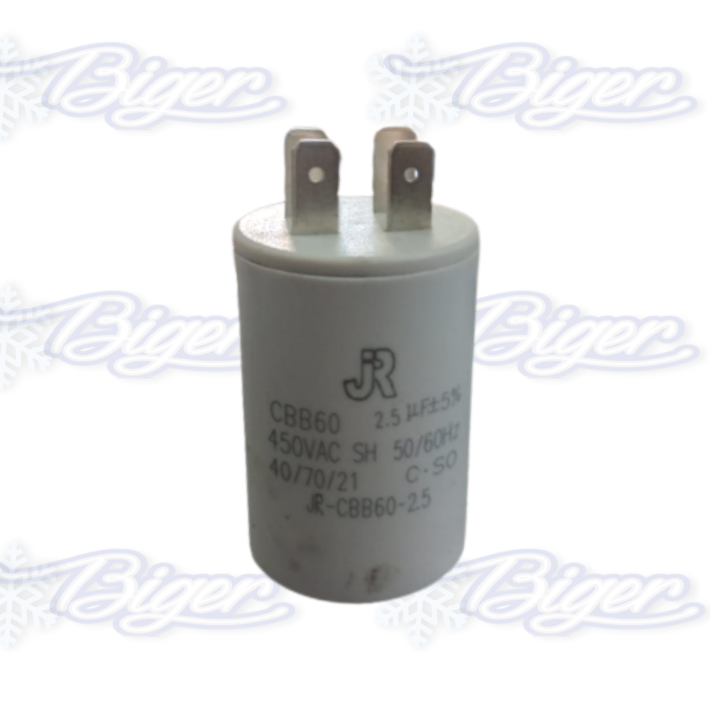 Capacitor de plástico 2,5 mF 450V BlueStar