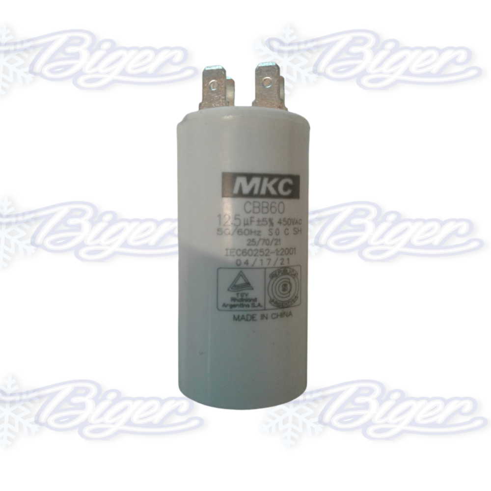 Capacitor de marcha permanente 12,5MF BlueStar