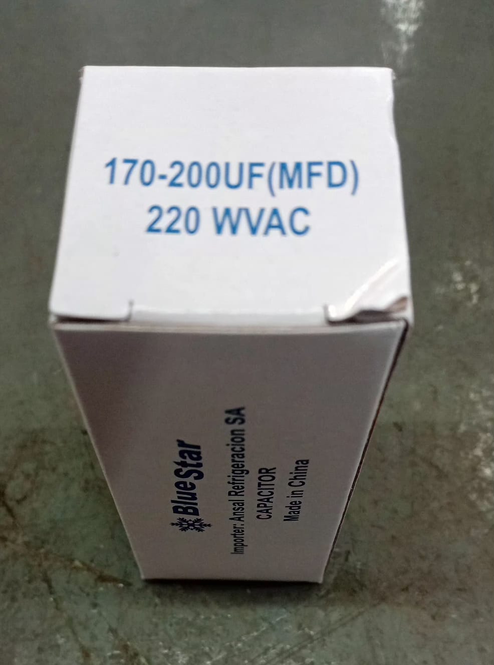 Capacitor de marcha 170-200 mf