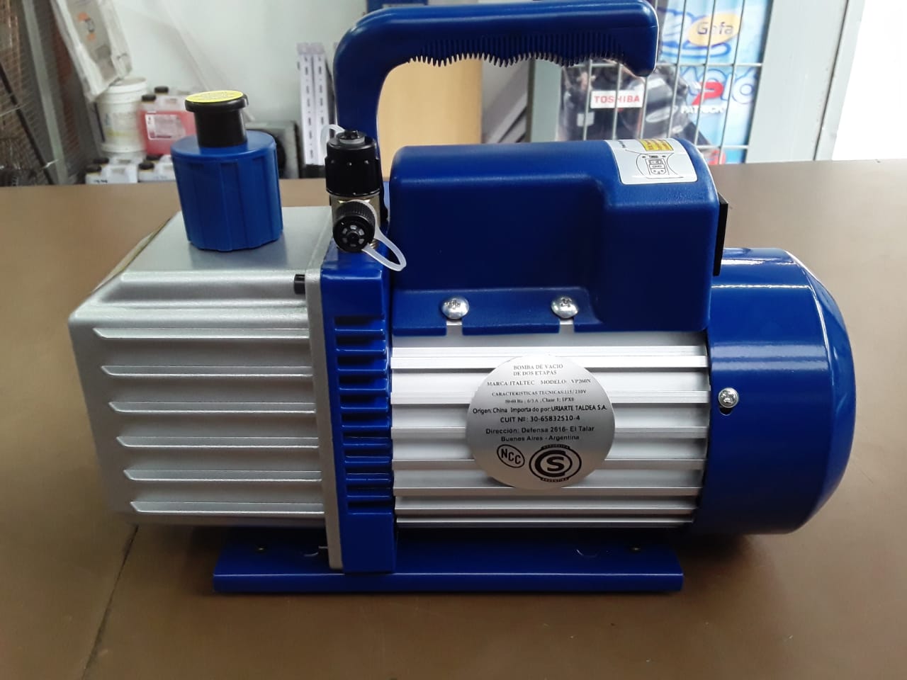 Bomba de vacio 128 l/min 4.5 D (2 ETAPAS )ITALTEC
